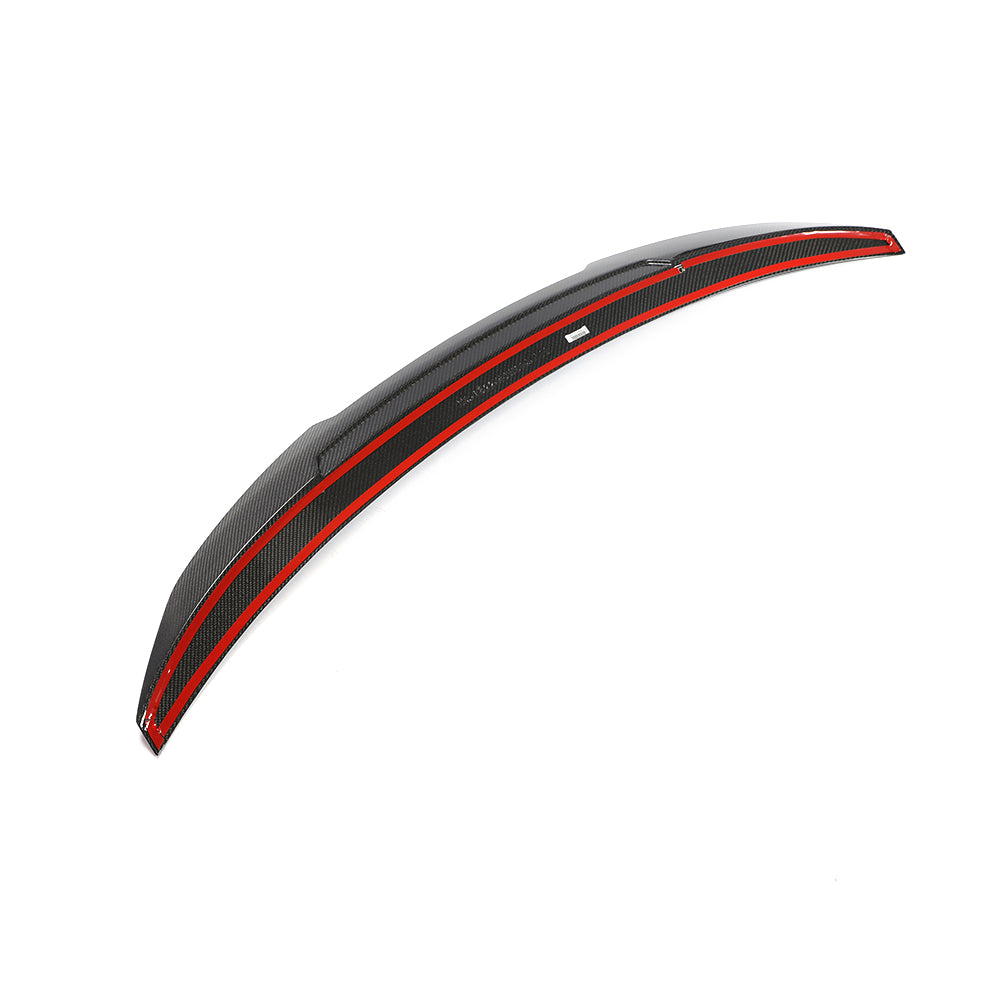 BMW G26 4-Series / i4 - PSM Style Wet Carbon Fiber Rear Trunk Spoiler