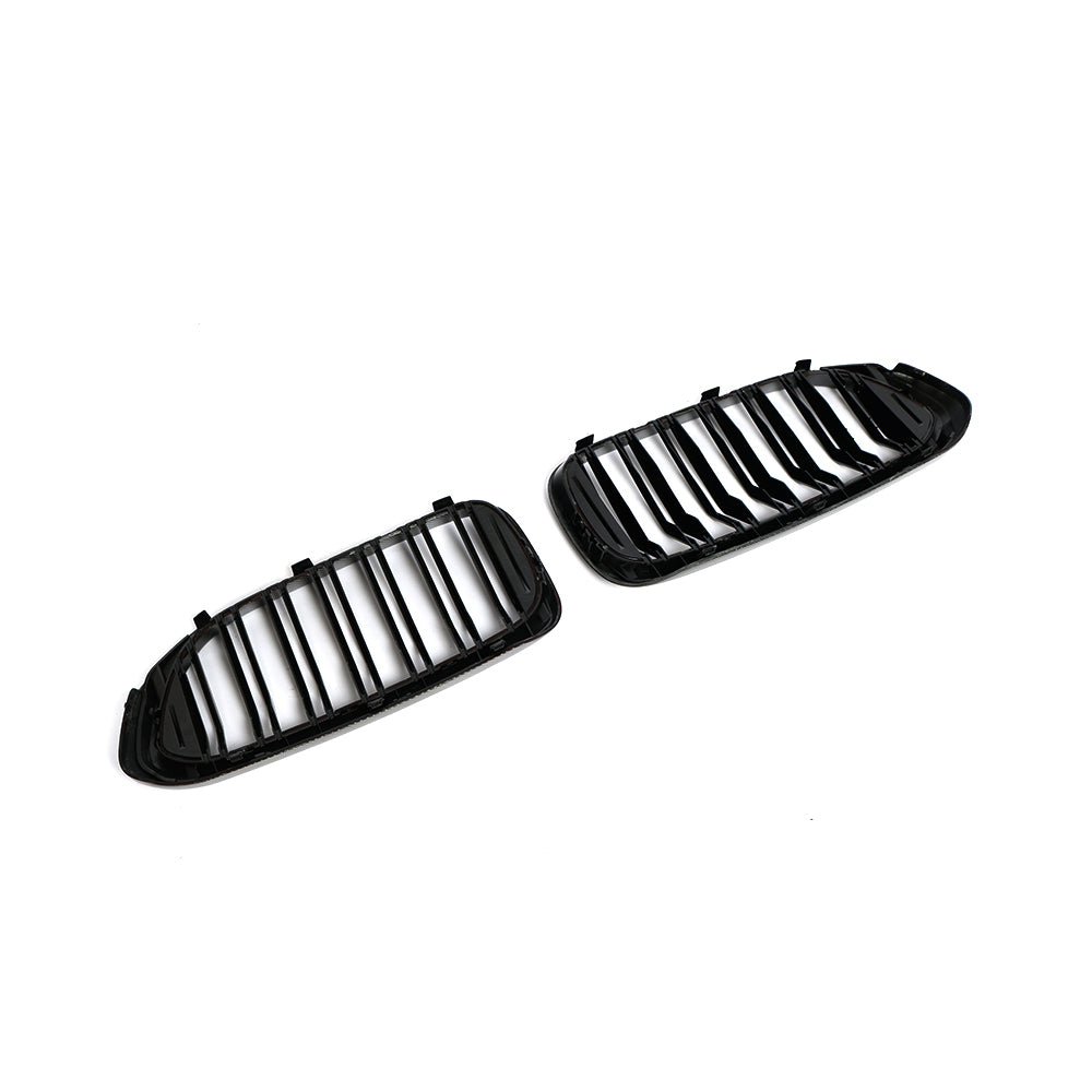 BMW G30 5-Series / BMW F90 M5 - Dual Slat Style Wet Carbon Fiber + ABS Grill