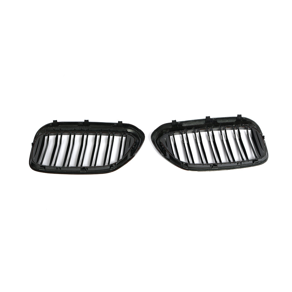 BMW G30 5-Series / BMW F90 M5 - Dual Slat Style Wet Carbon Fiber + ABS Grill