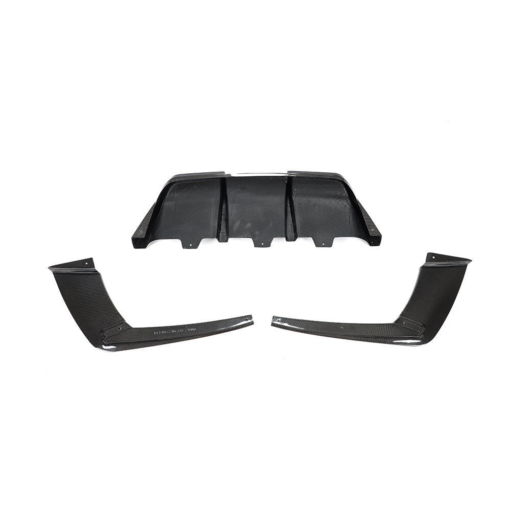 BMW 6-Series Base / BMW M6 - V-Style Wet Carbon Fiber Rear Diffuser