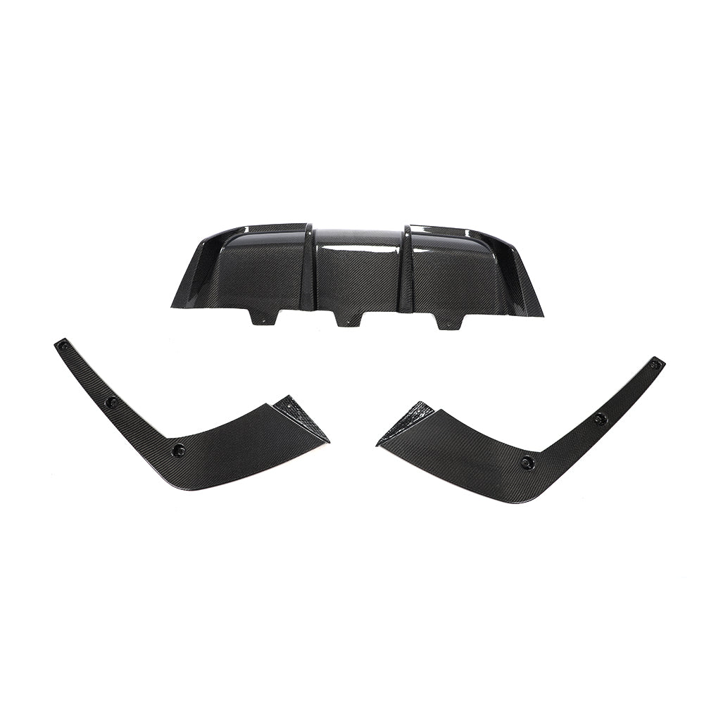BMW 6-Series Base / BMW M6 - V-Style Wet Carbon Fiber Rear Diffuser