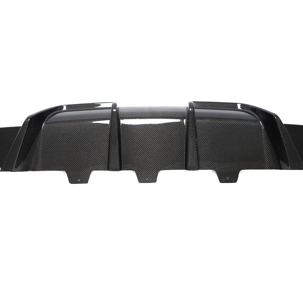 BMW 6-Series Base / BMW M6 - V-Style Wet Carbon Fiber Rear Diffuser