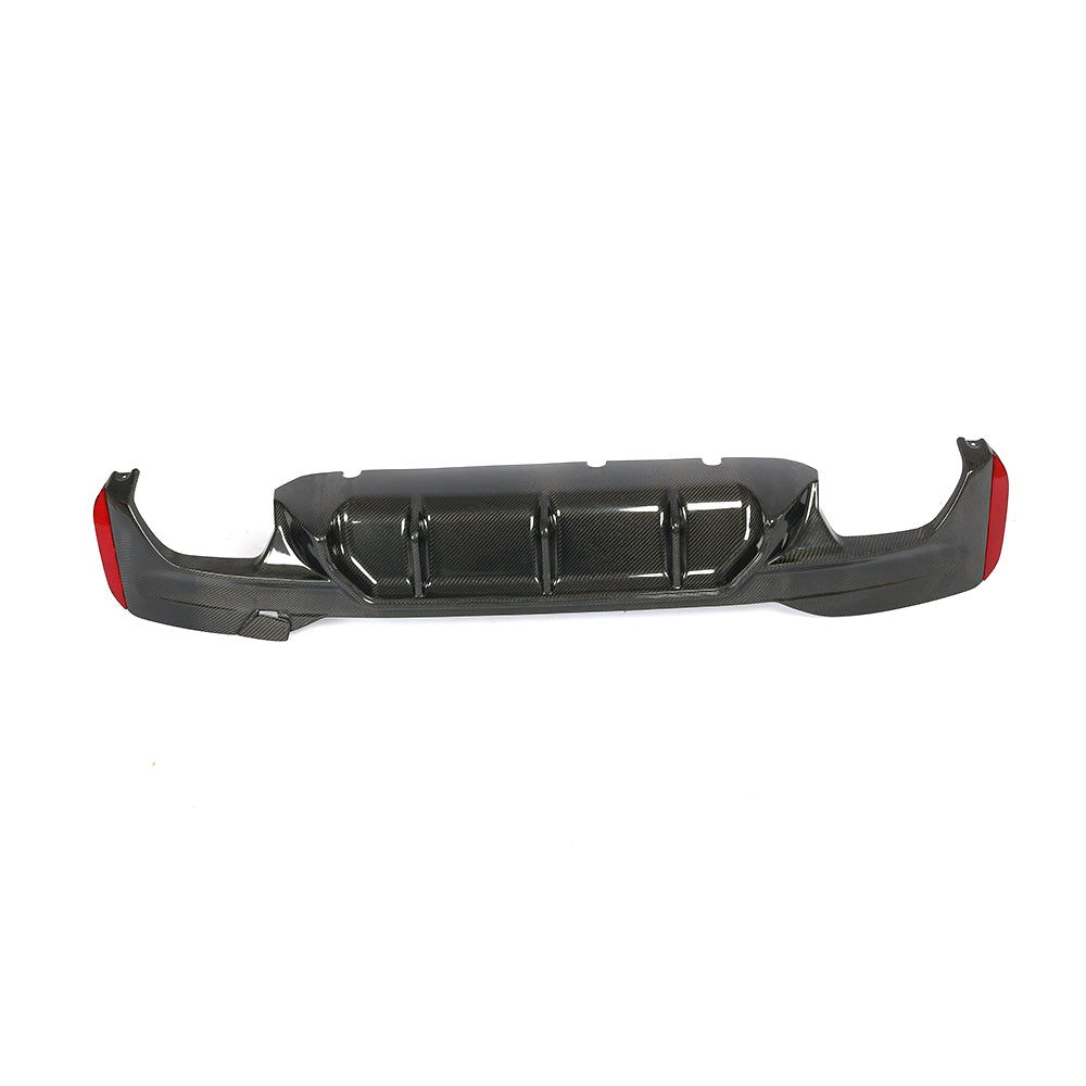 BMW G30 5-Series / BMW F90 M5 - P Style Wet Carbon Fiber Rear Diffuser