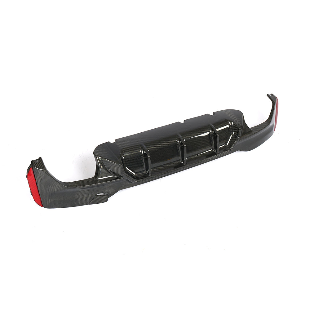 BMW G30 5-Series / BMW F90 M5 - P Style Wet Carbon Fiber Rear Diffuser
