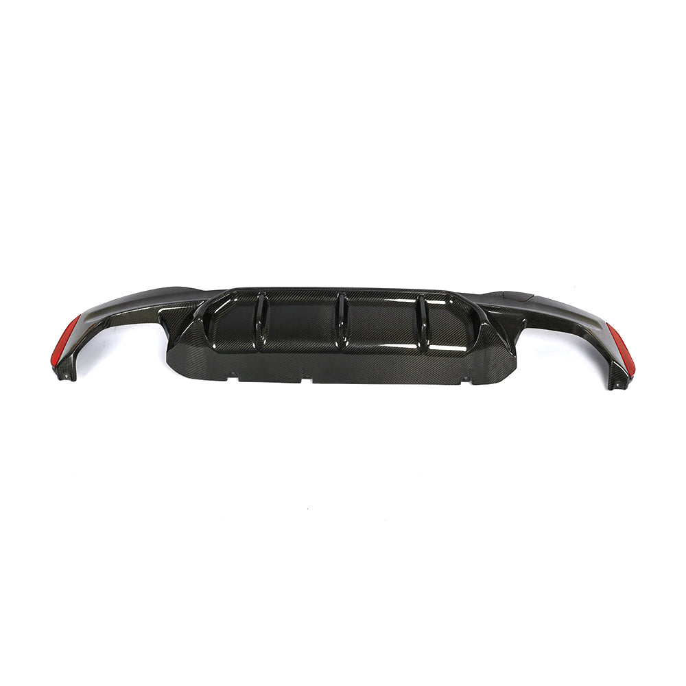 BMW G30 5-Series / BMW F90 M5 - P Style Wet Carbon Fiber Rear Diffuser
