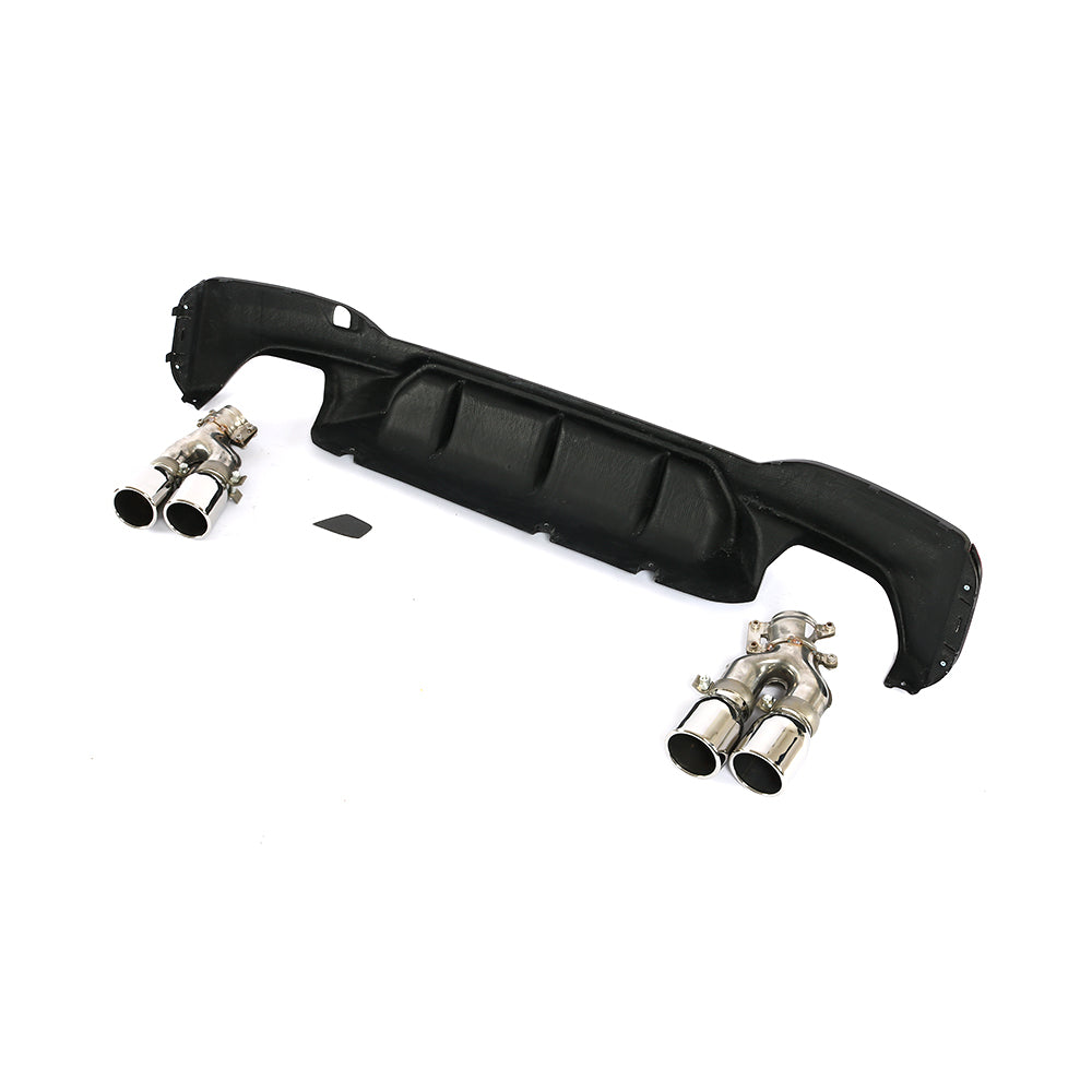BMW G30 5-Series / BMW F90 M5 - P Style Wet Carbon Fiber Rear Diffuser