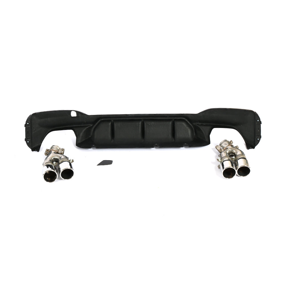 BMW G30 5-Series / BMW F90 M5 - P Style Wet Carbon Fiber Rear Diffuser
