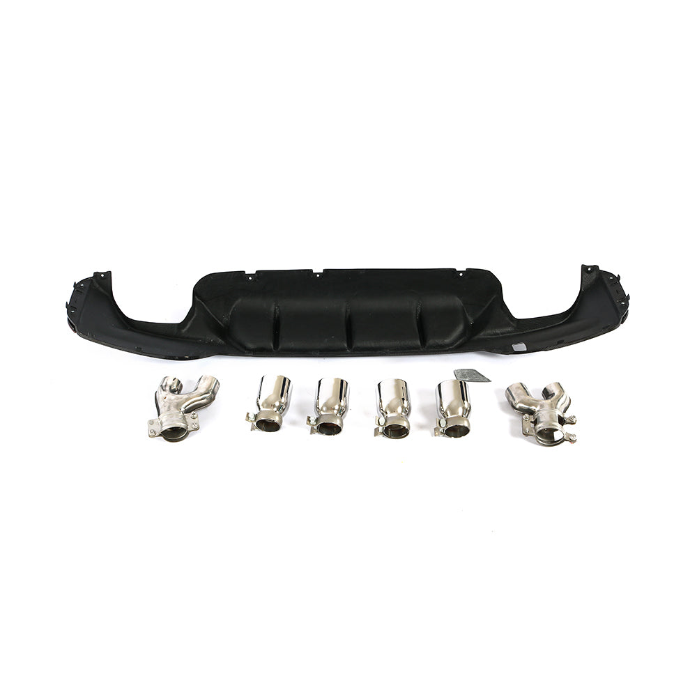 BMW G30 5-Series / BMW F90 M5 - P Style Wet Carbon Fiber Rear Diffuser