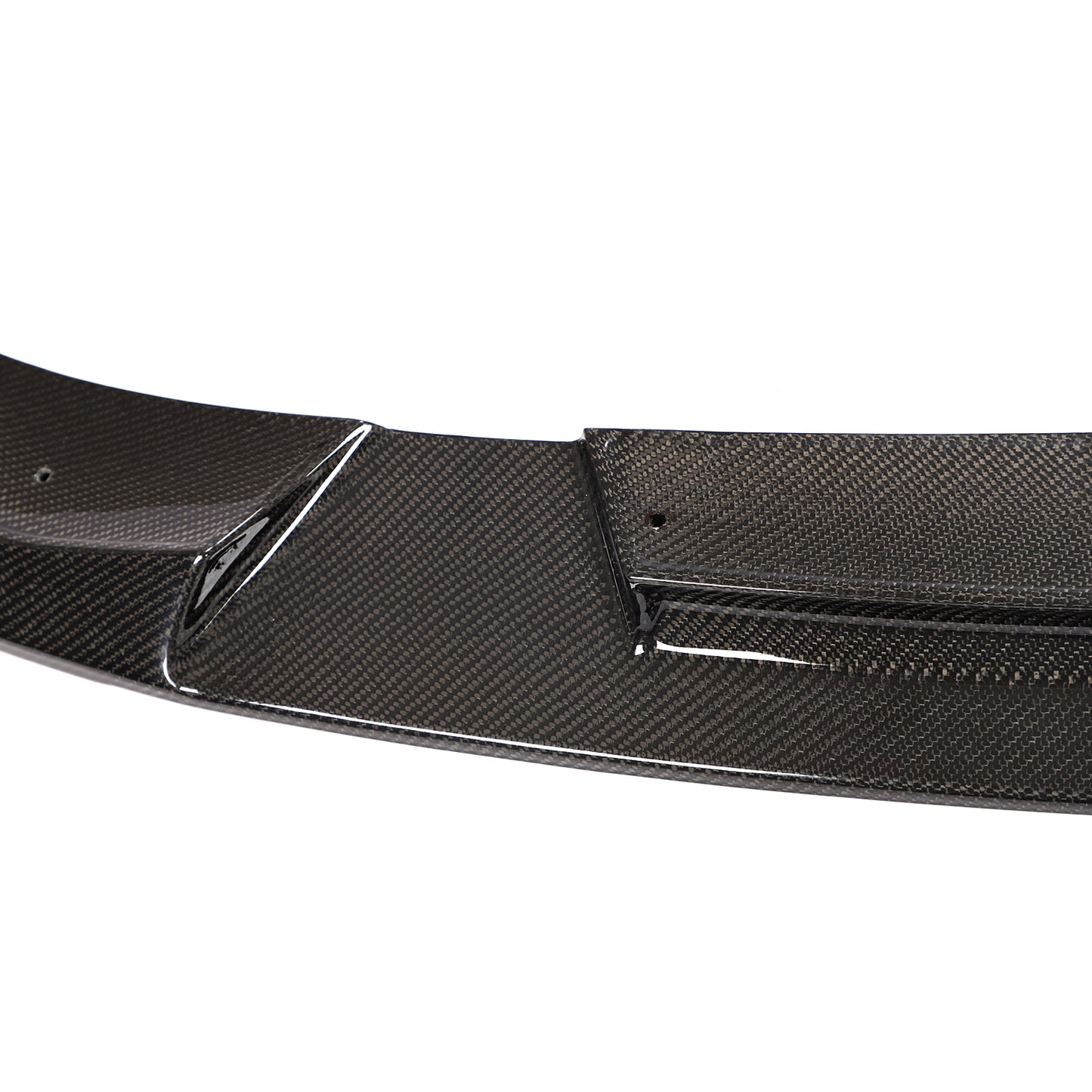 BMW G30 5-Series - 3D Style Wet Carbon Fiber Front Lip