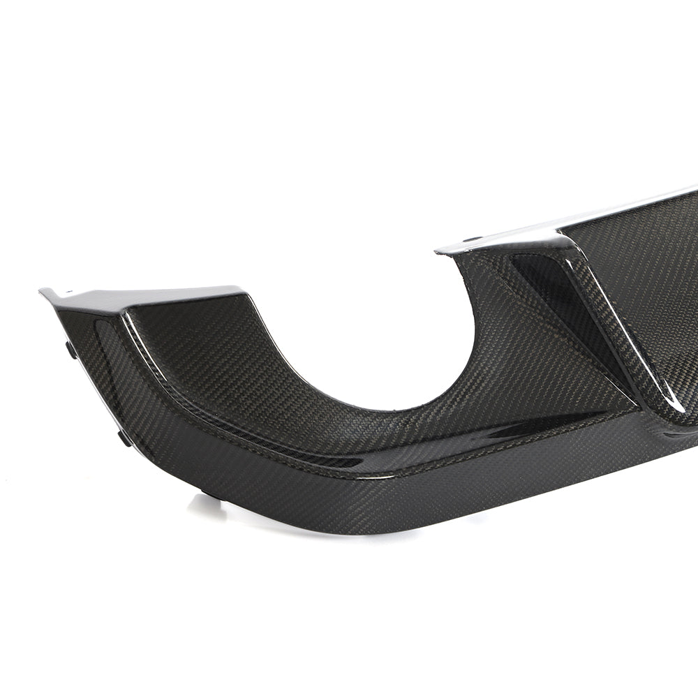 BMW G26 4-Series M-Sport - Wet Carbon Fiber Rear Diffuser V2