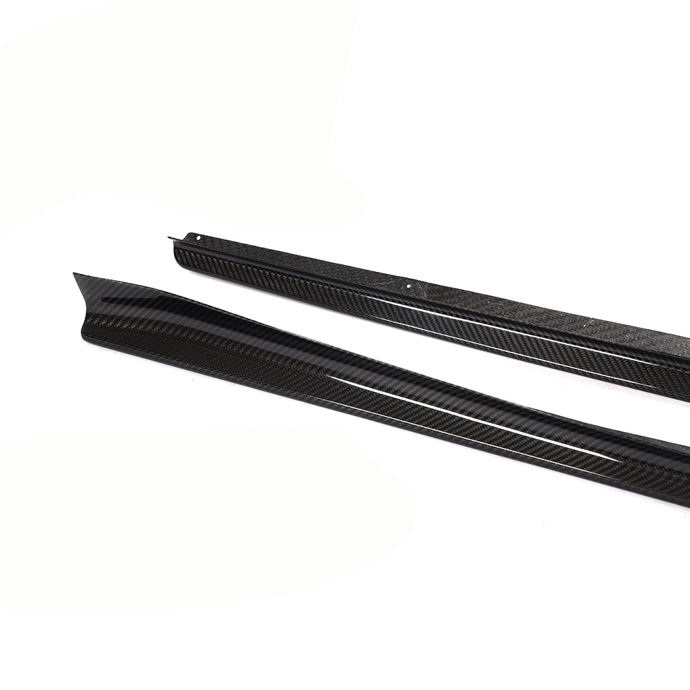 BMW 8-Series G16 / M8 F93 - 3D Style Dry Carbon Fiber Side Skirts