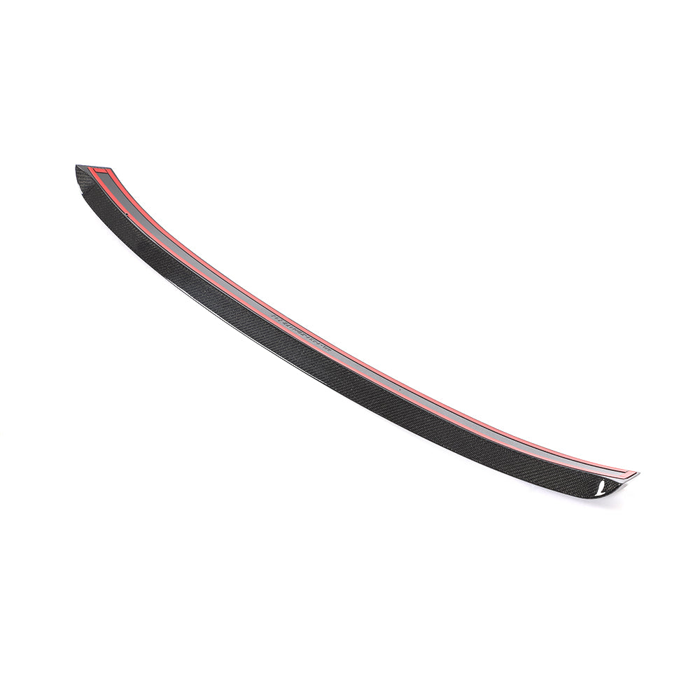 BMW 6-Series M-Sport / BMW M6 - Roof Spoiler Style Wet Carbon Fiber Rear Trunk Spoiler