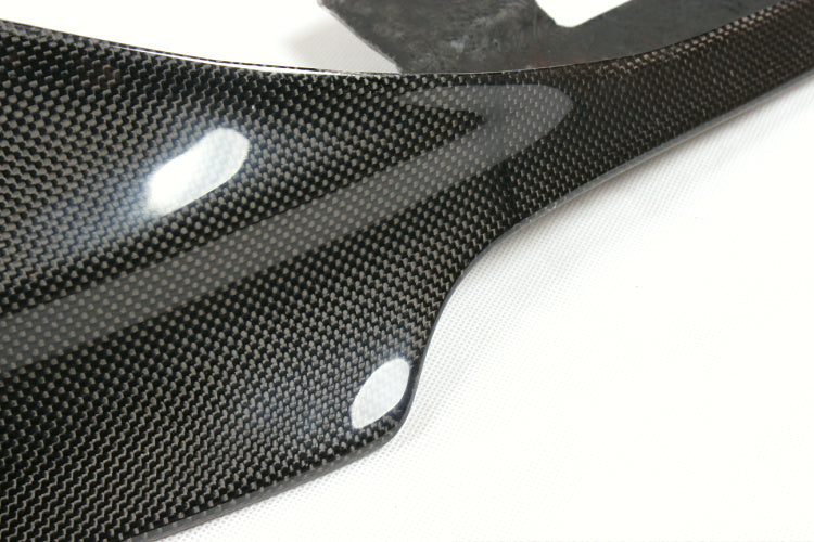 BMW F10 5-Series M-Sport - V Style Wet Carbon Fiber Front Lip