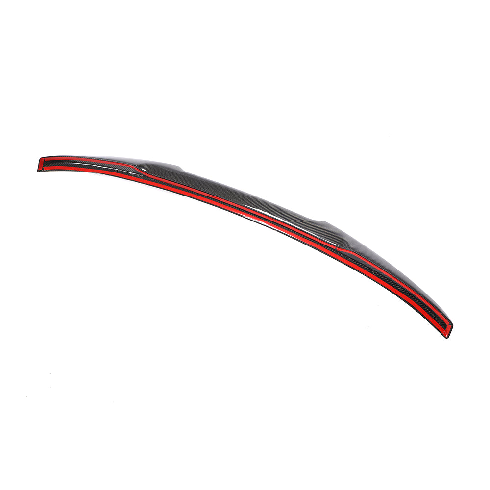 BMW G30 5-Series / BMW F90 M5 - M4 Style Wet Carbon Fiber Rear Trunk Spoiler