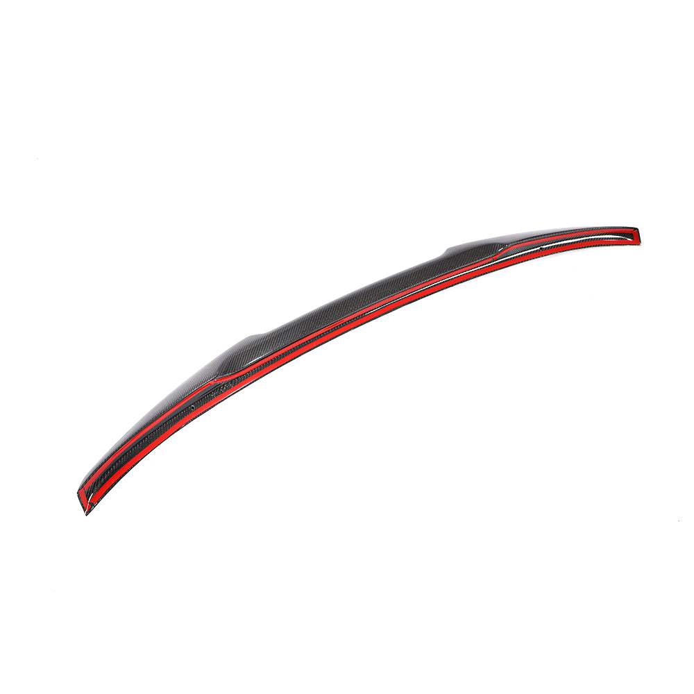 BMW G30 5-Series / BMW F90 M5 - M4 Style Wet Carbon Fiber Rear Trunk Spoiler
