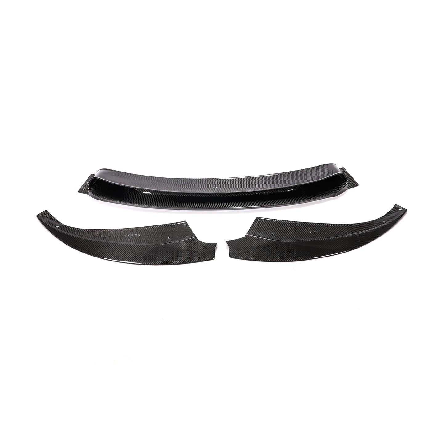 BMW 6-Series Base / BMW M6 - 3-PIECE Style Wet Carbon Fiber Front Lip