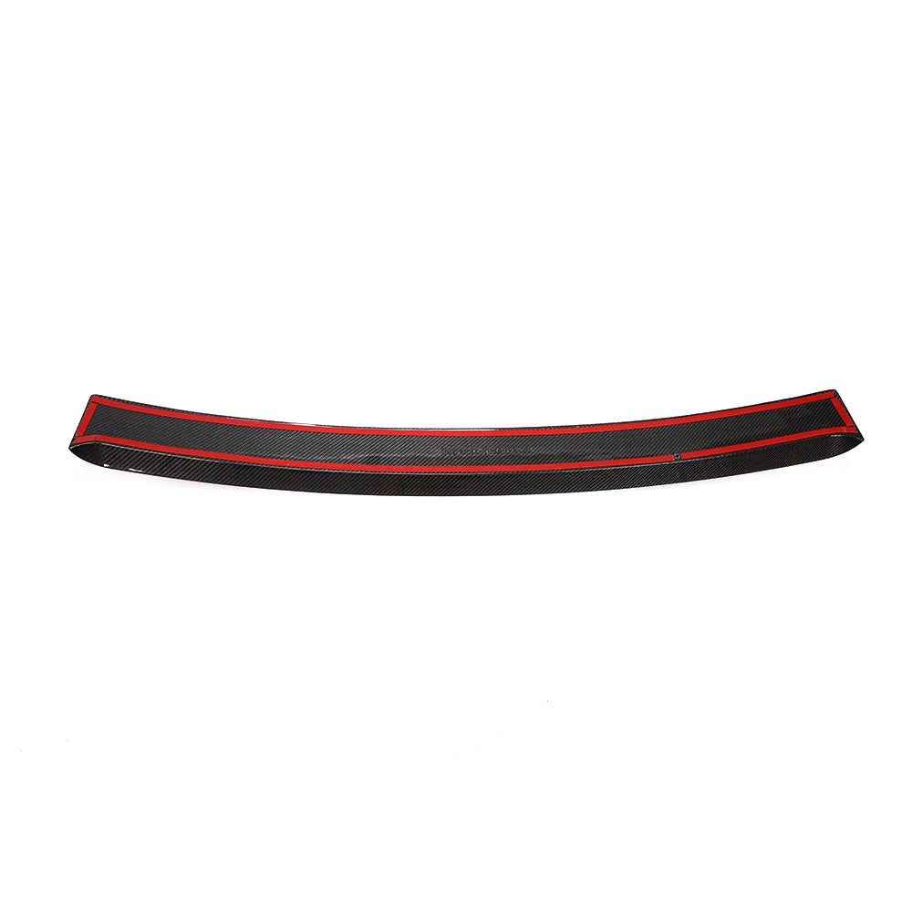 BMW 6-Series M-Sport / BMW M6 - Roof Spoiler Style Wet Carbon Fiber Rear Trunk Spoiler