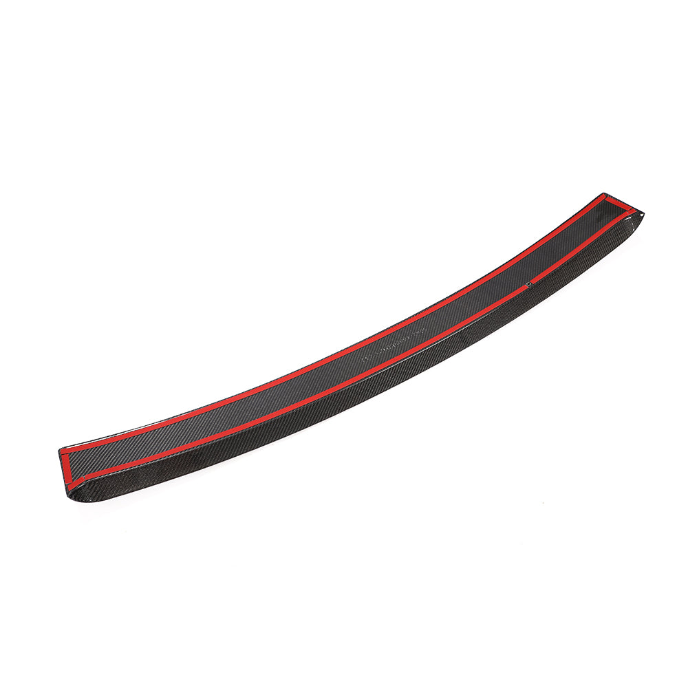 BMW 6-Series M-Sport / BMW M6 - Roof Spoiler Style Wet Carbon Fiber Rear Trunk Spoiler