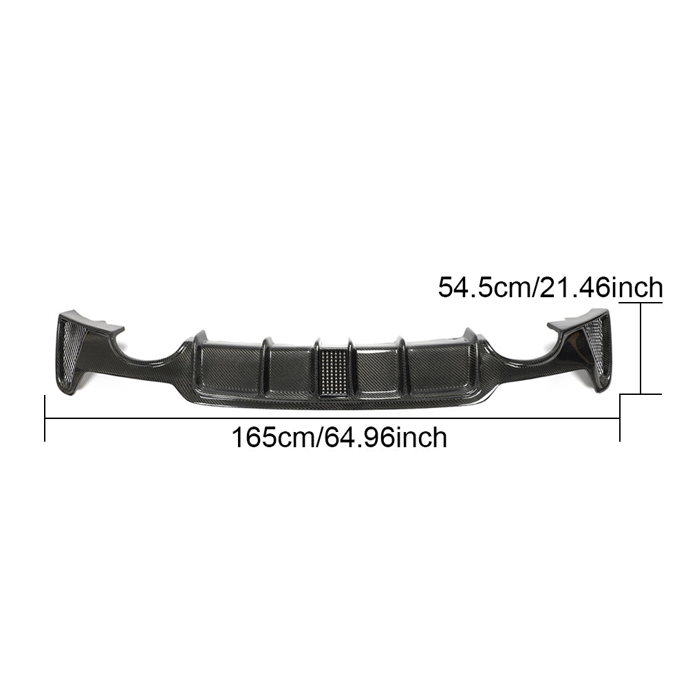 BMW F32/F33/F36 4 Series M-Sport - F1 Style Carbon Fiber Diffuser