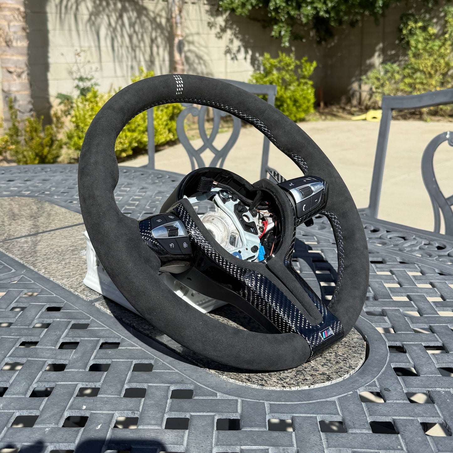 2014-2020 BMW M2/M3/M4/X5M/X6M F80/F82/F85 Carbon Fiber Steering Wheel