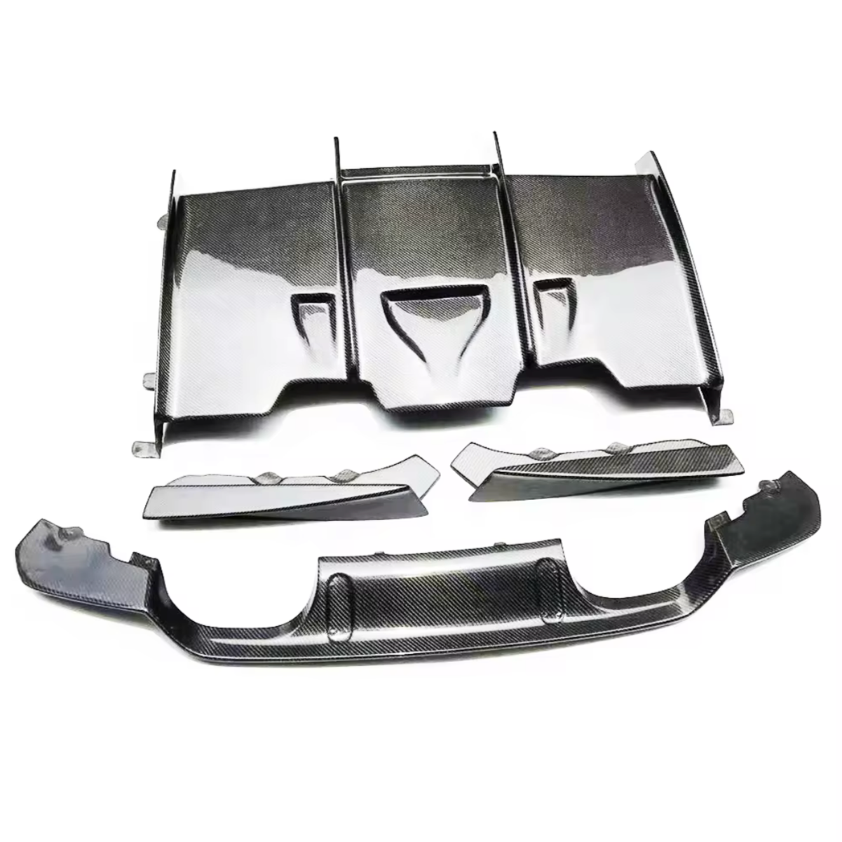 PSM Style Carbon Fiber Rear Diffuser -- For BMW F80 M3 & F82/F83 M4