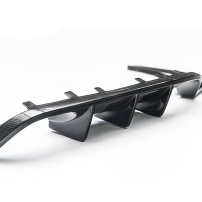 3D Style Carbon Fiber Rear Diffuser -- For BMW F80 M3 & F82/F83 M4