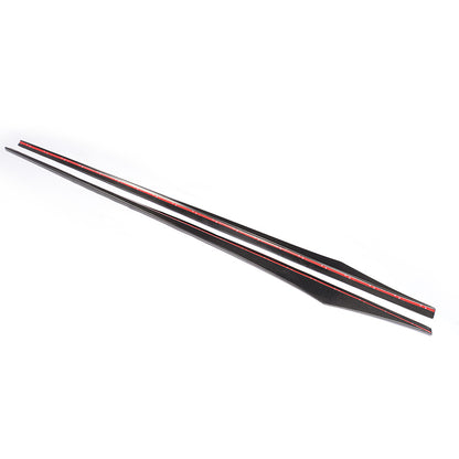 BMW 6-Series M-Sport - V-Style Wet Carbon Fiber Side Skirts