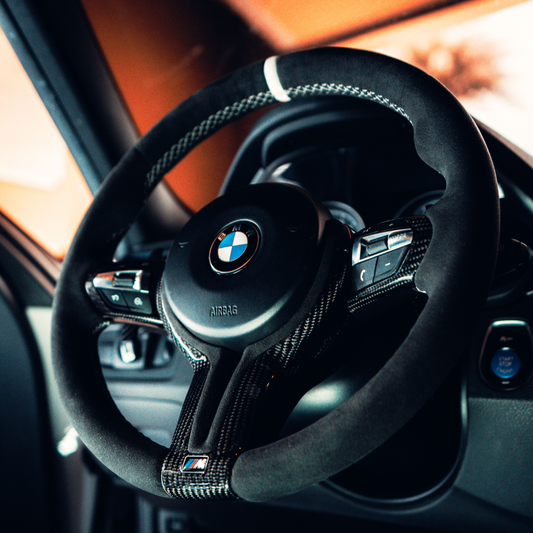 2014-2020 BMW M2/M3/M4/X5M/X6M F80/F82/F85 Carbon Fiber Steering Wheel