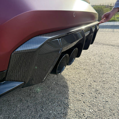 MP Style Carbon Fiber Rear Diffuser -- For BMW G80 M3 & G82/G83 M4