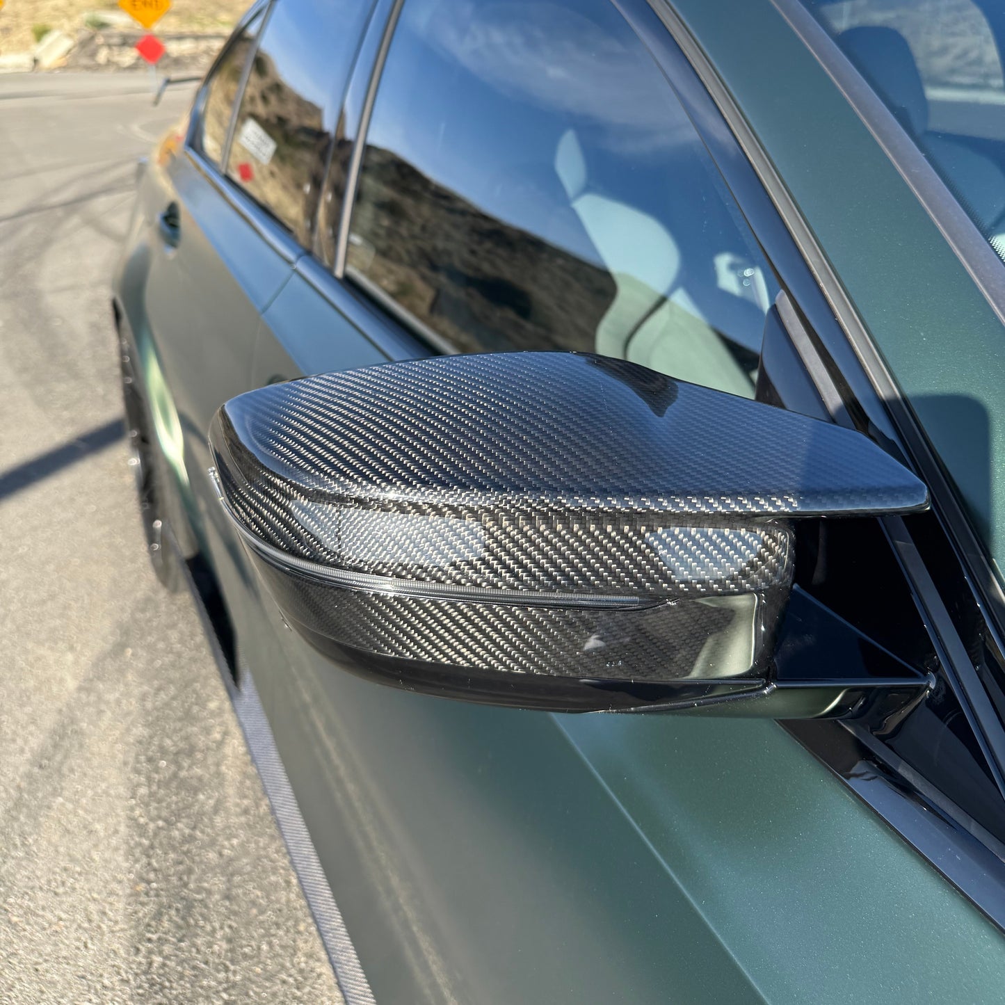 Carbon Fiber Mirror Caps -- For BMW G80 M3, G82/G83 M4 & G87 M2