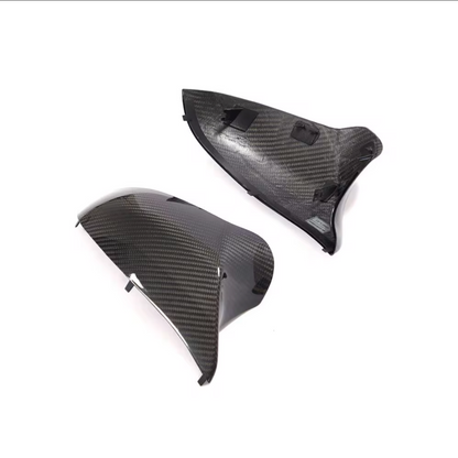 Carbon Fiber Mirror Cap Set -- For BMW F80 M3, F82/F83 M4, & F87 M2 Competition