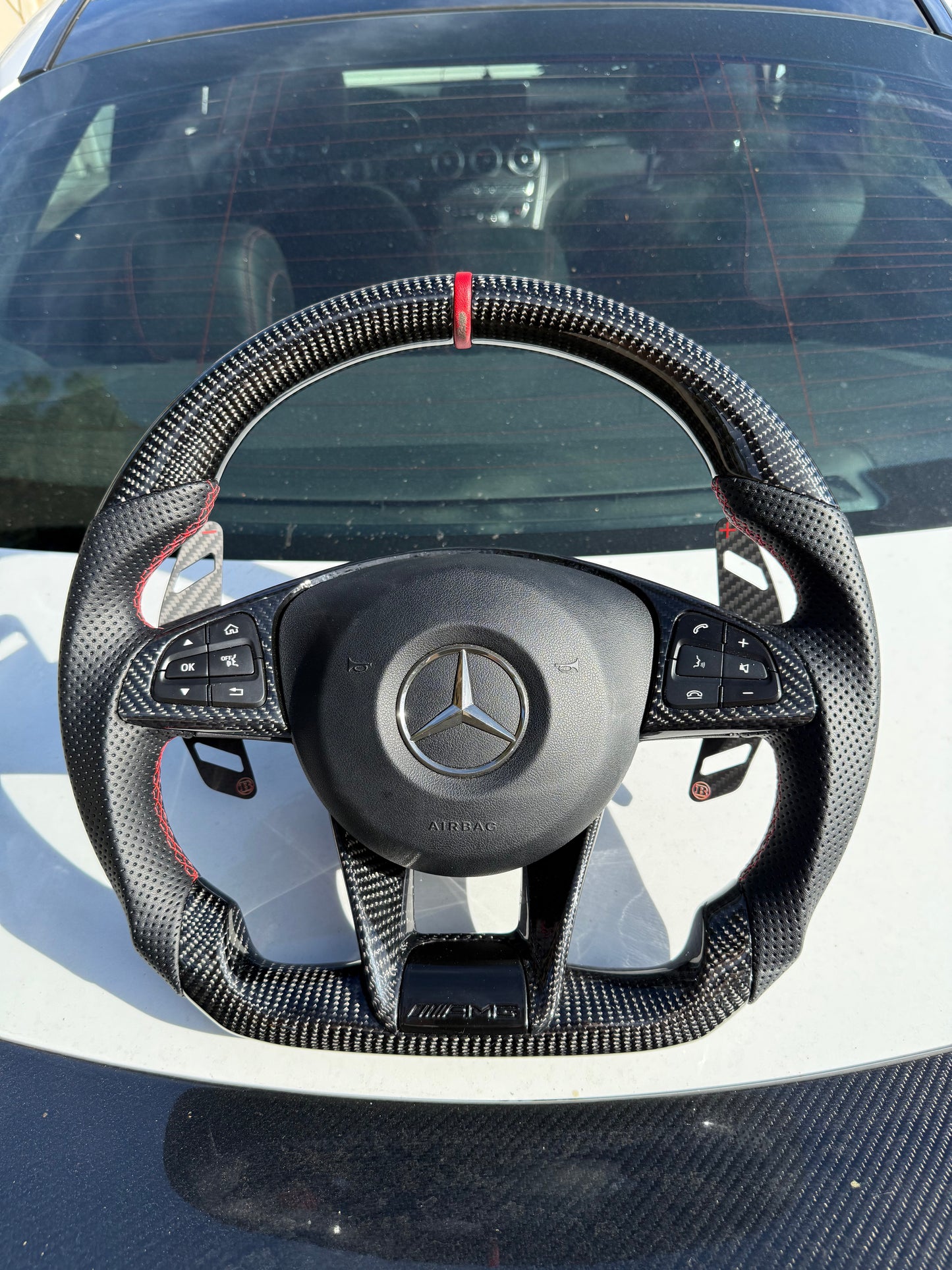 Mercedes-Benz Carbon Fiber Steering Wheel 2015-2019 W176/W205/W213/W218