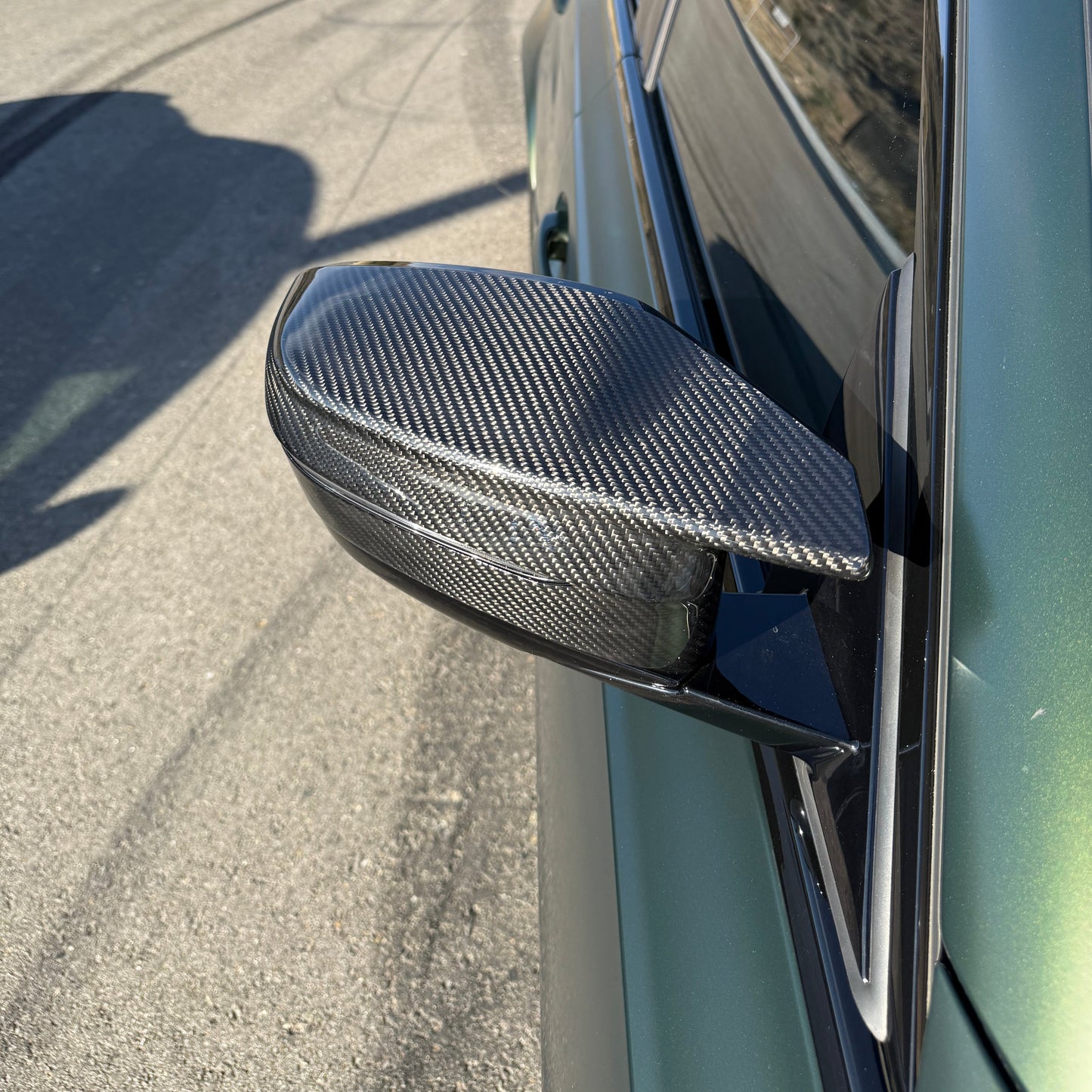 Carbon Fiber Mirror Caps -- For BMW G80 M3, G82/G83 M4 & G87 M2