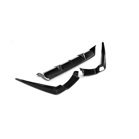 BMW G30 5-Series - V-Style Wet Carbon Fiber Front Lip