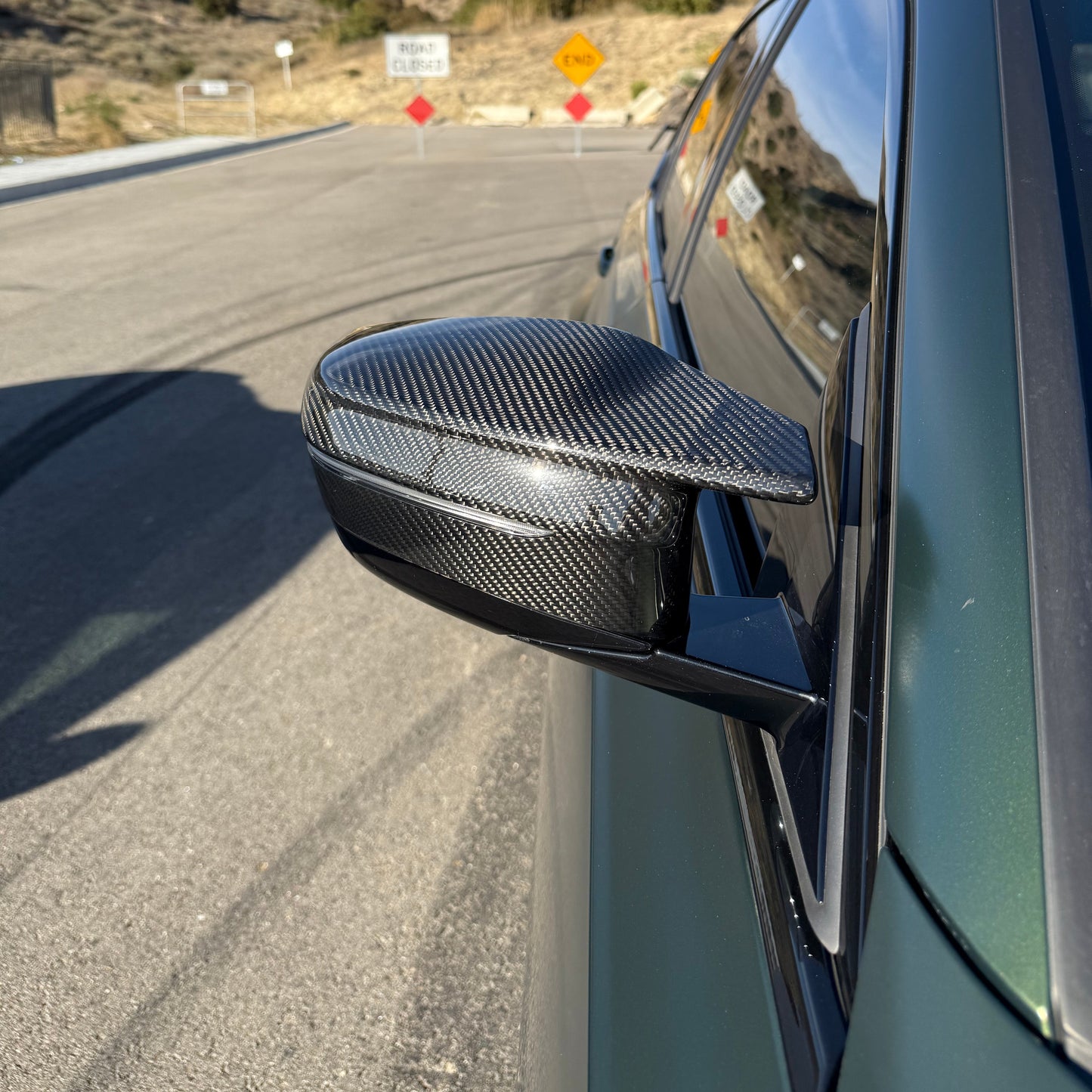 Carbon Fiber Mirror Caps -- For BMW G80 M3, G82/G83 M4 & G87 M2