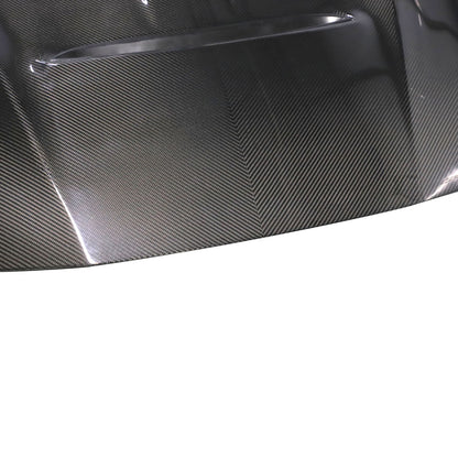 BMW G22 / G23 4-Series - GTS Style Double Sided Dry Carbon Fiber Hood