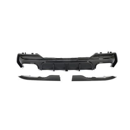 BMW G22 / G23 4-Series M-Sport - F1 Style LED Carbon Fiber Rear Diffuser