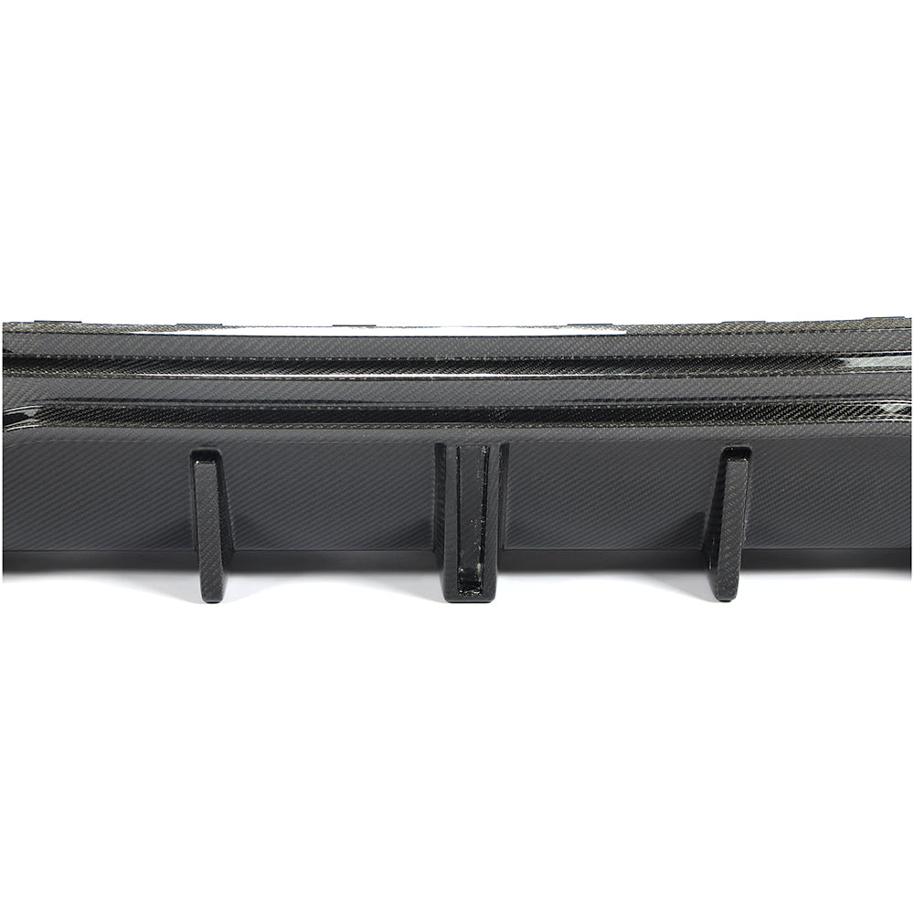 BMW G22 / G23 4-Series M-Sport - F1 Style LED Carbon Fiber Rear Diffuser