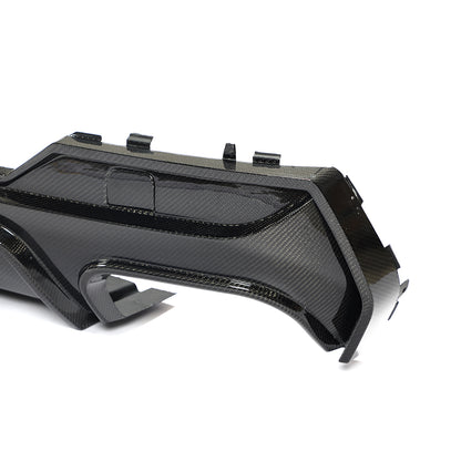 BMW G22 / G23 4-Series M-Sport - F1 Style LED Carbon Fiber Rear Diffuser