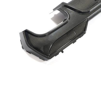 BMW G22 / G23 4-Series M-Sport - F1 Style LED Carbon Fiber Rear Diffuser