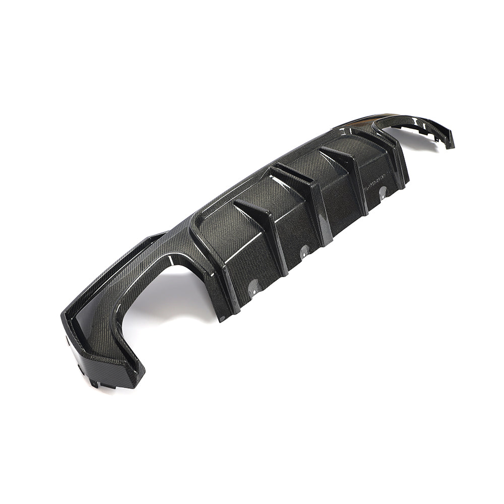 BMW G22 / G23 4-Series M-Sport - F1 Style LED Carbon Fiber Rear Diffuser