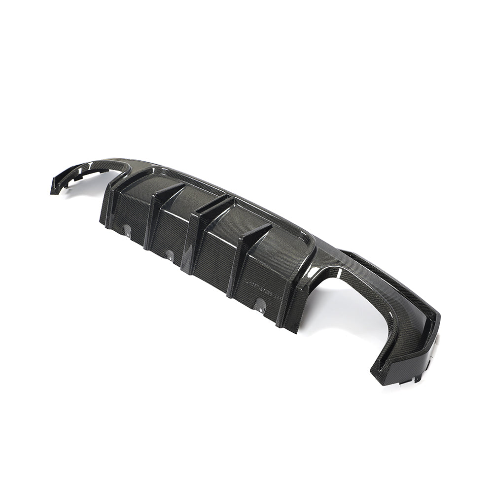 BMW G22 / G23 4-Series M-Sport - F1 Style LED Carbon Fiber Rear Diffuser