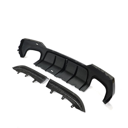 BMW G22 / G23 4-Series M-Sport - F1 Style LED Carbon Fiber Rear Diffuser