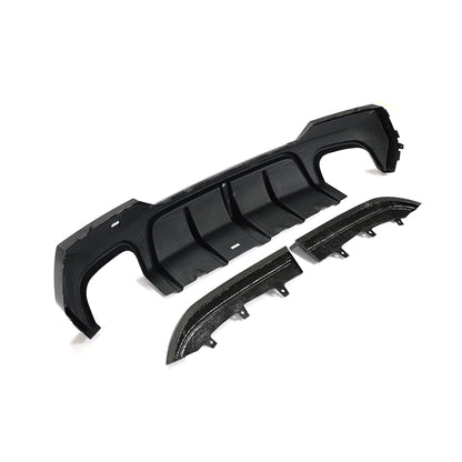 BMW G22 / G23 4-Series M-Sport - F1 Style LED Carbon Fiber Rear Diffuser