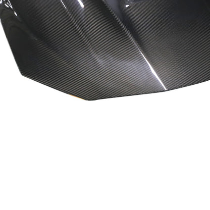 BMW G22 / G23 4-Series - GTS Style Double Sided Dry Carbon Fiber Hood