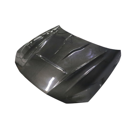 BMW G22 / G23 4-Series - GTS Style Double Sided Dry Carbon Fiber Hood