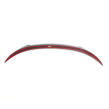 BMW 8-Series G15 / M8 F92 - V-Style Wet Carbon Fiber Rear Trunk Spoiler