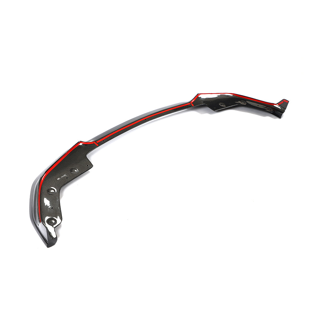 BMW G20 3 Series - Single Side Wet Carbon Fiber Front Lip Design One