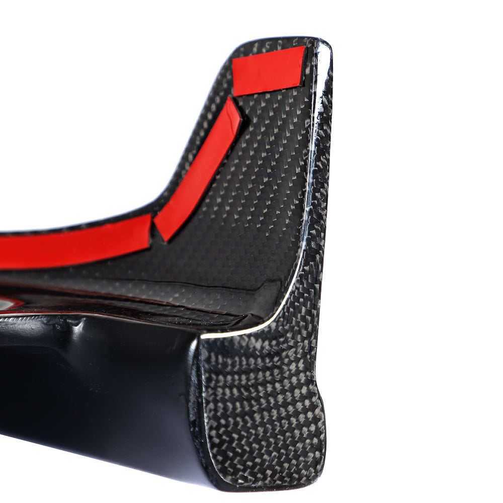 BMW G20 3 Series - Single Side Wet Carbon Fiber Front Lip Design One