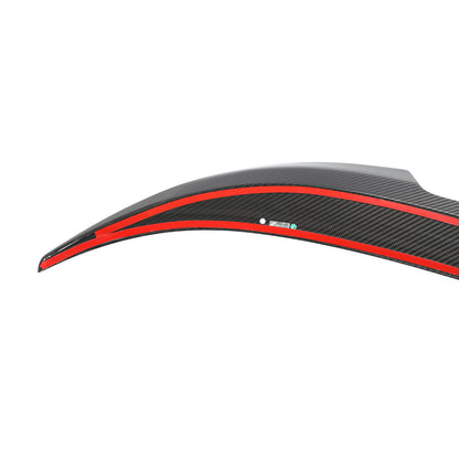 BMW 8-Series G14 - AC Style Dry Carbon Fiber Rear Trunk Spoiler